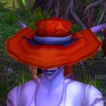 Scarlet Felt Hat: Front